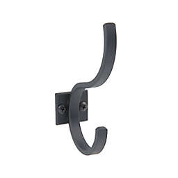 Spectrum™ Richmond Wall Mount Hat and Coat Hook in Grey