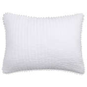 Levtex Home Pom Pom King Pillow Sham in White