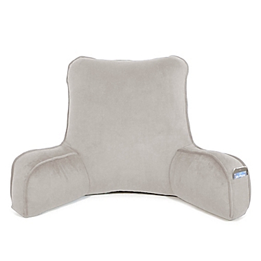 Therapedic&reg; Oversized Backrest Pillow in Grey. View a larger version of this product image.