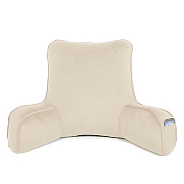 Therapedic&reg; Oversized Backrest Pillow in Taupe. View a larger version of this product image.