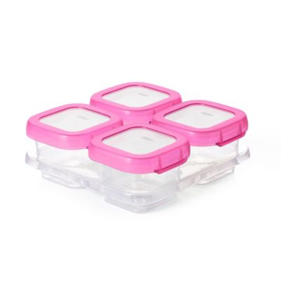 OXO Tot&reg; 4-Pack 4 oz. Baby Blocks Freezer Containers