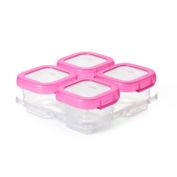 OXO Tot&reg; 4-Pack 4 oz. Baby Blocks Freezer Containers