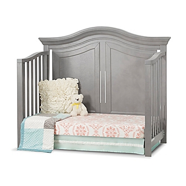 Sorelle Providence 4-in-1 Convertible Crib in Stone Grey. View a larger version of this product image.