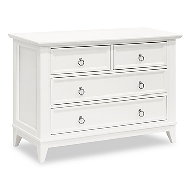 Million Dollar Baby Classic Emma Regency 4-Drawer Dresser in Warm White. View a larger version of this product image.