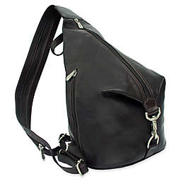 Piel® Leather 15-Inch Classic Three-Zip Hobo Sling
