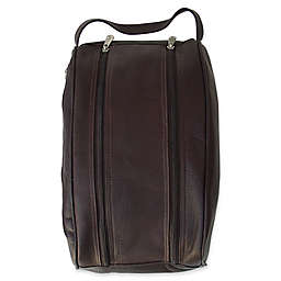 Piel® Leather 14-Inch Classic Double Compartment Shoe Bag