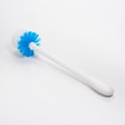 Alternate image 4 for OXO Good Grips&reg; 2-Piece Compact Toilet Brush and Canister Set in White/Blue