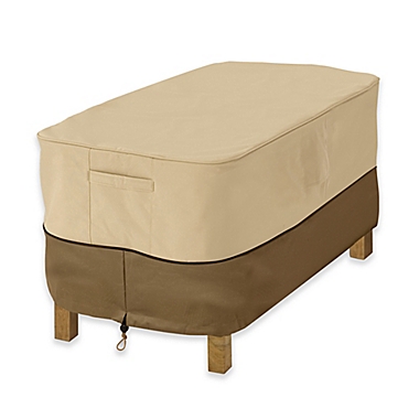 Classic Accessories&reg; Veranda Small Ottoman or Side Table Cover in Pebble. View a larger version of this product image.