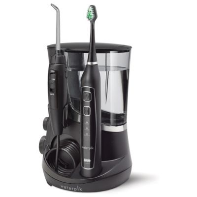 Waterpik – Complete Care 5.0 Water Flosser and Triple Sonic Toothbrush – Black