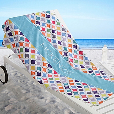 Geometric Beach Towel. View a larger version of this product image.