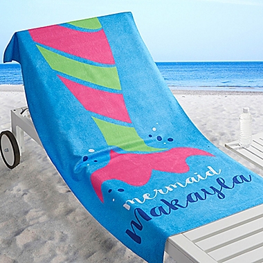 Mermaid Life Beach Towel. View a larger version of this product image.