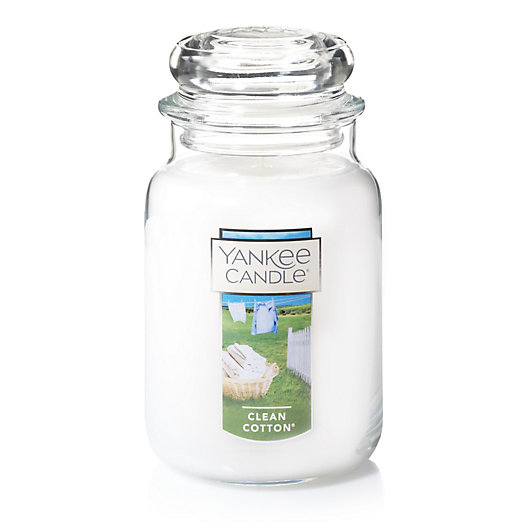 Alternate image 1 for Yankee Candle® Housewarmer® Clean Cotton® Large Classic Jar Candle