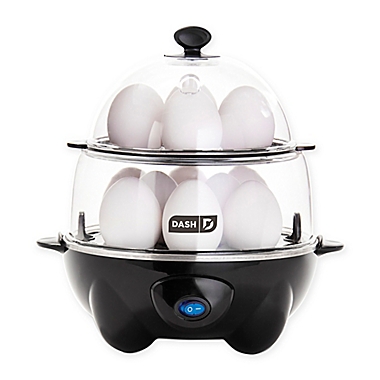 Dash&reg; Deluxe Egg Cooker in Black. View a larger version of this product image.