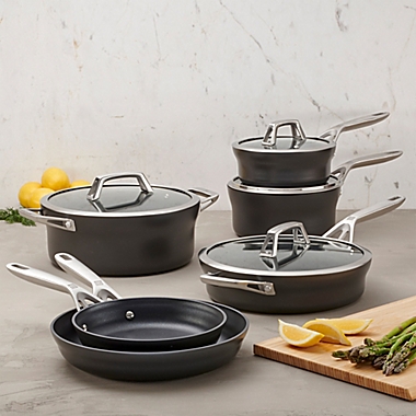 ZWILLING&reg; Motion Nonstick Hard-Anodized 10-Piece Cookware Set in Black. View a larger version of this product image.