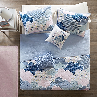 Urban Habitat Kids Cloud 5-Piece Full/Queen Coverlet Set in Purple. View a larger version of this product image.