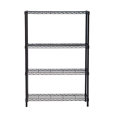 Trinity Heavy-Duty 4-Shelf Wire Rack in Bronze. View a larger version of this product image.