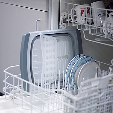 prepworks&reg; Collapsible Over the Sink Dish Drainer. View a larger version of this product image.
