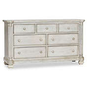 Kingsley Charleston 7-Drawer Dresser in Weathered White