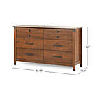 Alternate image 2 for Child Craft&trade; Rustic 6-Drawer Dresser in Coach Cherry