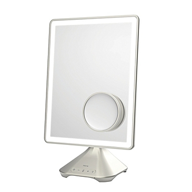 iHome Pro Rechargeable Vanity Speaker Mirror in Silver/Nickel. View a larger version of this product image.