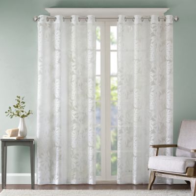 Madison Park Leilani Grommet Top Window, Jcpenney Living Room Sheer Curtains