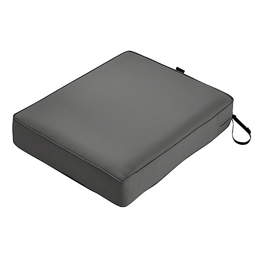 Alternate image 1 for Classic Accessories® Montlake™ FadeSafe 27-Inch x 25-Inch Outdoor Lounge Seat Cushion