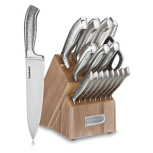 Alternate image 1 for Cuisinart® Classic™ Stainless Steel 17-Piece Knife Block Set