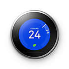 Alternate image 0 for Google Nest Learning Thermostat 3rd Generation in Stainless Steel