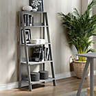 Alternate image 1 for Forest Gate&trade; 55-Inch Modern Ladder Bookcase in Grey
