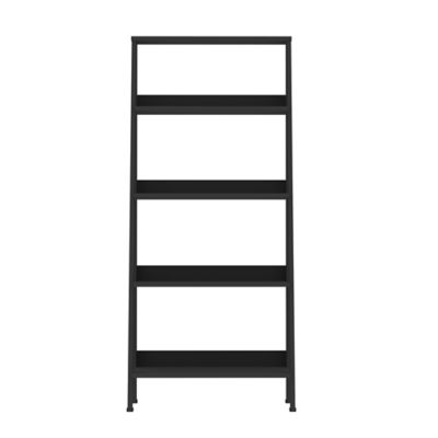 Forest Gate&trade; 55-Inch Modern Ladder Bookcase in Black