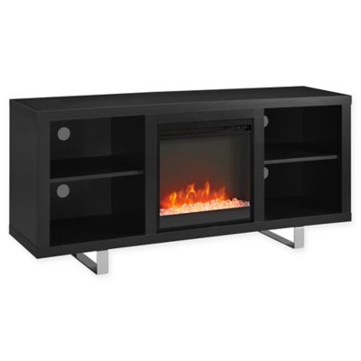 Forest Gate Simple Modern 58-Inch Fireplace TV Console