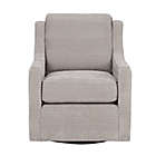 Alternate image 6 for Madison Park Harris Swivel Chair in Grey