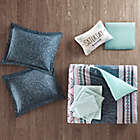 Alternate image 4 for Intelligent Design Gemma 7-Piece Twin XL Comforter Set in Blue