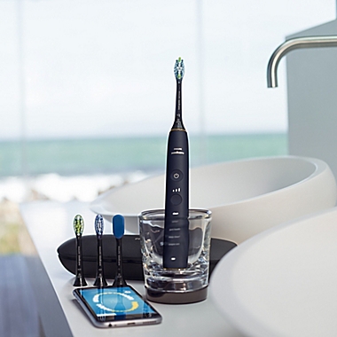Philips Sonicare&reg; DiamondClean Smart 9700 Electric Toothbrush in Lunar Blue. View a larger version of this product image.