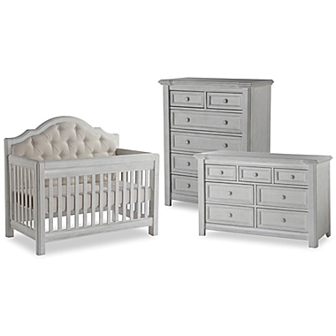 Pali&trade; Cristallo Nursery Furniture Collection in Vintage White. View a larger version of this product image.