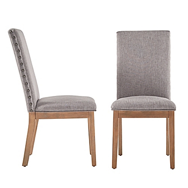 iNSPIRE Q&reg; Astoria Nailhead Dining Chairs (Set of 2). View a larger version of this product image.