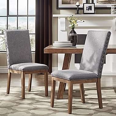 iNSPIRE Q&reg; Astoria Nailhead Dining Chairs (Set of 2). View a larger version of this product image.