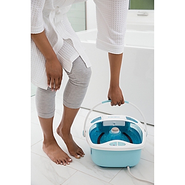 HoMedics&reg; Shower Bliss Foot Spa with Heat Boost Power. View a larger version of this product image.