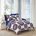 Alternate image 1 for Chic Home Barella 8-Piece Reversible King Comforter Set in Navy