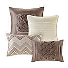 Alternate image 4 for Madison Park&reg; Essentials Joella 24-Piece King Comforter Set in Ivory