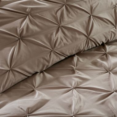 Madison Park&reg; Essentials Joella 24-Piece King Comforter Set in Mushroom. View a larger version of this product image.
