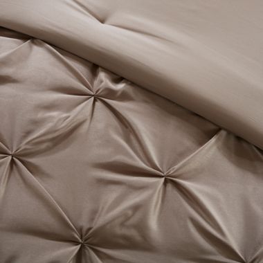 Madison Park&reg; Essentials Joella 24-Piece King Comforter Set in Mushroom. View a larger version of this product image.