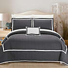 Alternate image 0 for Chic Home Neal Queen Quilt Set in Grey