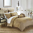 Alternate image 1 for Chic Home Lira 9-Piece King Comforter Set in Gold