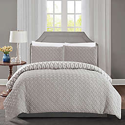 Chic Home Maritoni 3-Piece Reversible King Comforter Set in Silver