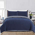 Alternate image 0 for Chic Home Maritoni 3-Piece Reversible Queen Comforter Set in Navy
