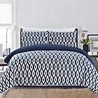 Alternate image 1 for Chic Home Maritoni 3-Piece Reversible Queen Comforter Set in Navy