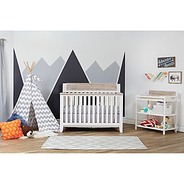 Hayes 4-in-1 Lifetime Convertible Crib in White. View a larger version of this product image.