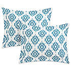 Alternate image 3 for Chic Home Arvin 4-Piece Reversible Twin Quilt Set in Blue