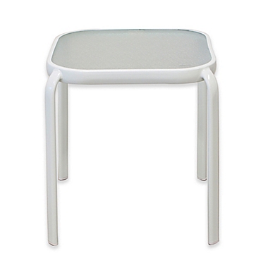 Never Rust Aluminum Outdoor End Table. View a larger version of this product image.